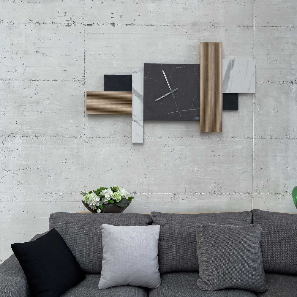 Wall Clock QUADROLOGIO Stone 02
