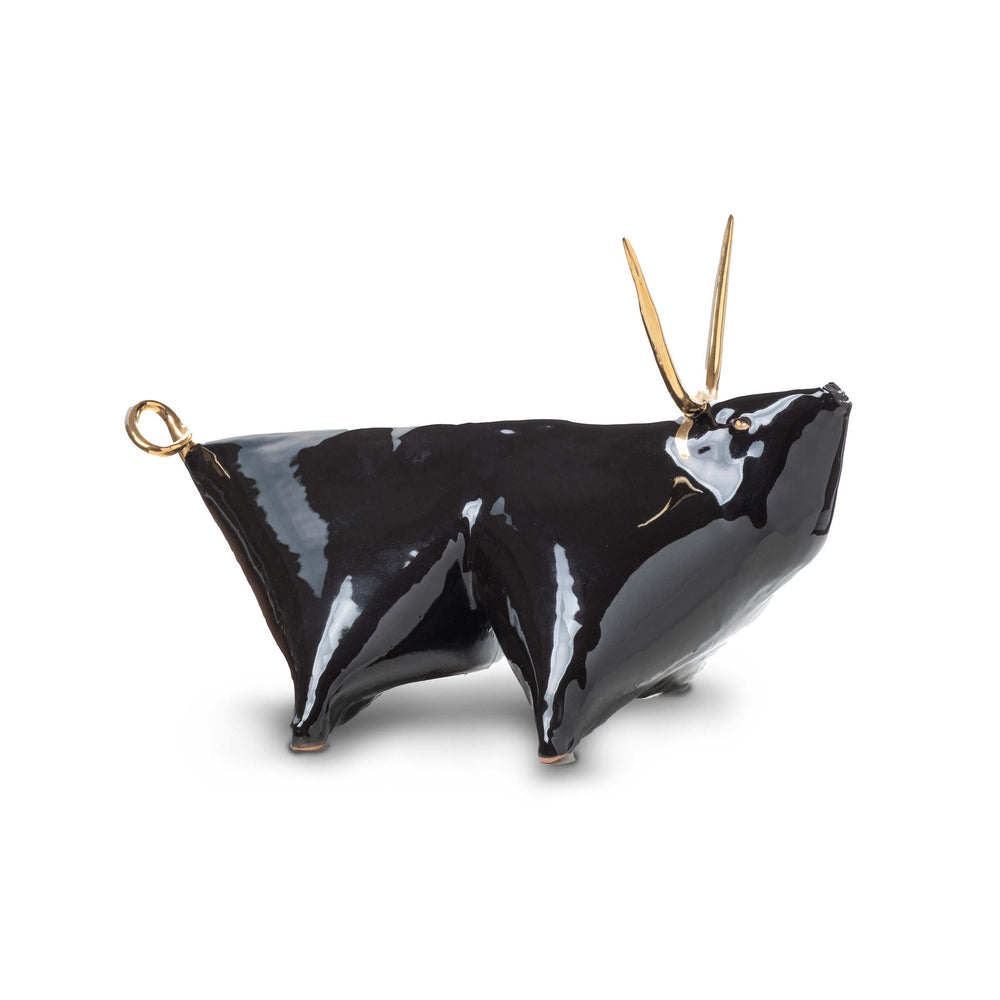 Ceramic Bull Scuplture TORO by Annibale Trani for E-Pottery 02